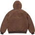 Supreme Vanson Leathers Hooded Work Jacket - Suede (front)