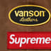 Supreme Vanson Leathers Hooded Work Jacket - Suede (front)