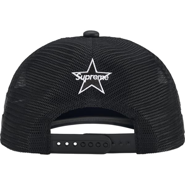 Supreme Vanson Leathers Mesh Back 6-Panel - Black (front)