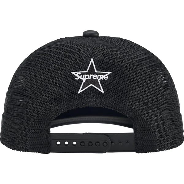 Supreme Vanson Leathers Mesh Back 6-Panel - Black (front)