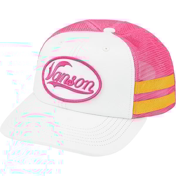 Supreme Vanson Leathers Mesh Back 6-Panel - White (front)