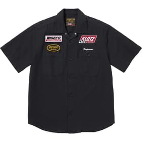 Supreme Vanson Leathers S/S Work Shirt Black