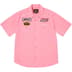 Supreme Vanson Leathers S/S Work Shirt - Pink (front)