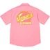 Supreme Vanson Leathers S/S Work Shirt - Pink (front)