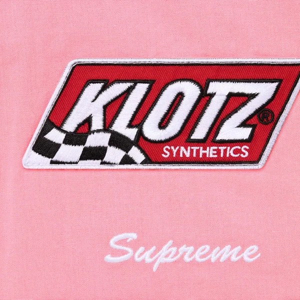 Supreme Vanson Leathers S/S Work Shirt - Pink (front)