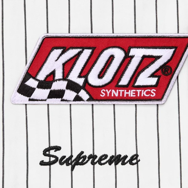 Supreme Vanson Leathers S/S Work Shirt - Stripe (front)