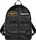 Supreme Vanson Leathers b.b. Simon Backpack - Black (front)