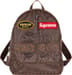 Supreme Vanson Leathers b.b. Simon Backpack - Brown (front)