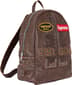 Supreme Vanson Leathers b.b. Simon Backpack - Brown (front)