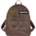 Supreme Vanson Leathers b.b. Simon Backpack - Brown (front)