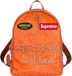 Supreme Vanson Leathers b.b. Simon Backpack - Orange (front)