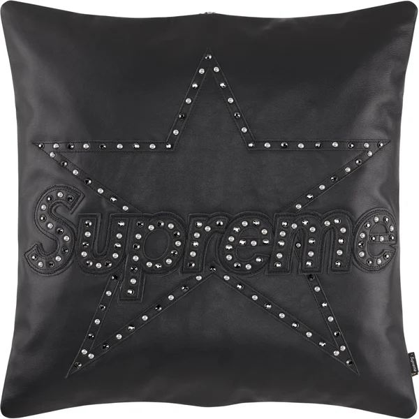 Supreme Vanson Leathers b.b. Simon Pillow - Black (front)