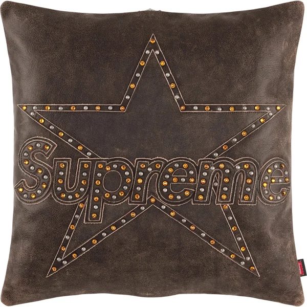 Supreme Vanson Leathers b.b. Simon Pillow - Brown (front)