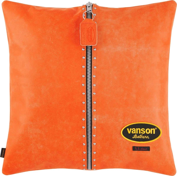 Supreme Vanson Leathers b.b. Simon Pillow - Orange (front)