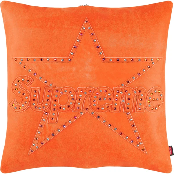Supreme Vanson Leathers b.b. Simon Pillow - Orange (front)