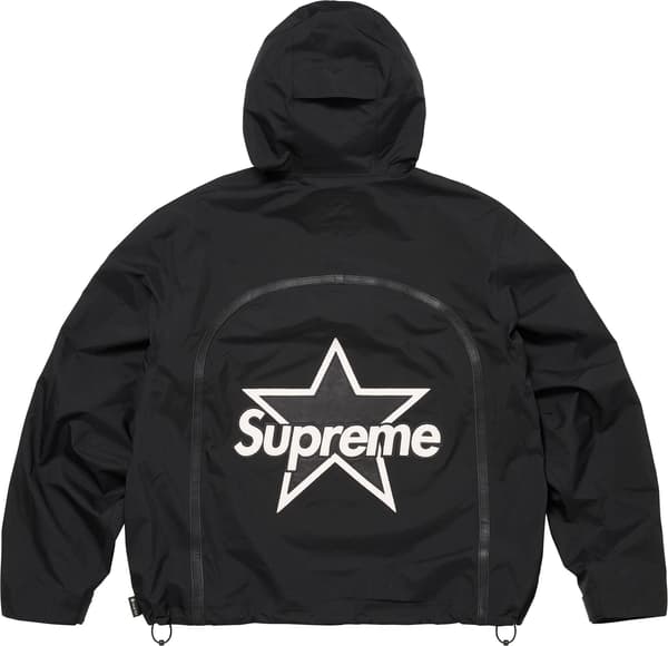 Supreme Vanson Leathers GORE-TEX Shell Jacket - Black (front)