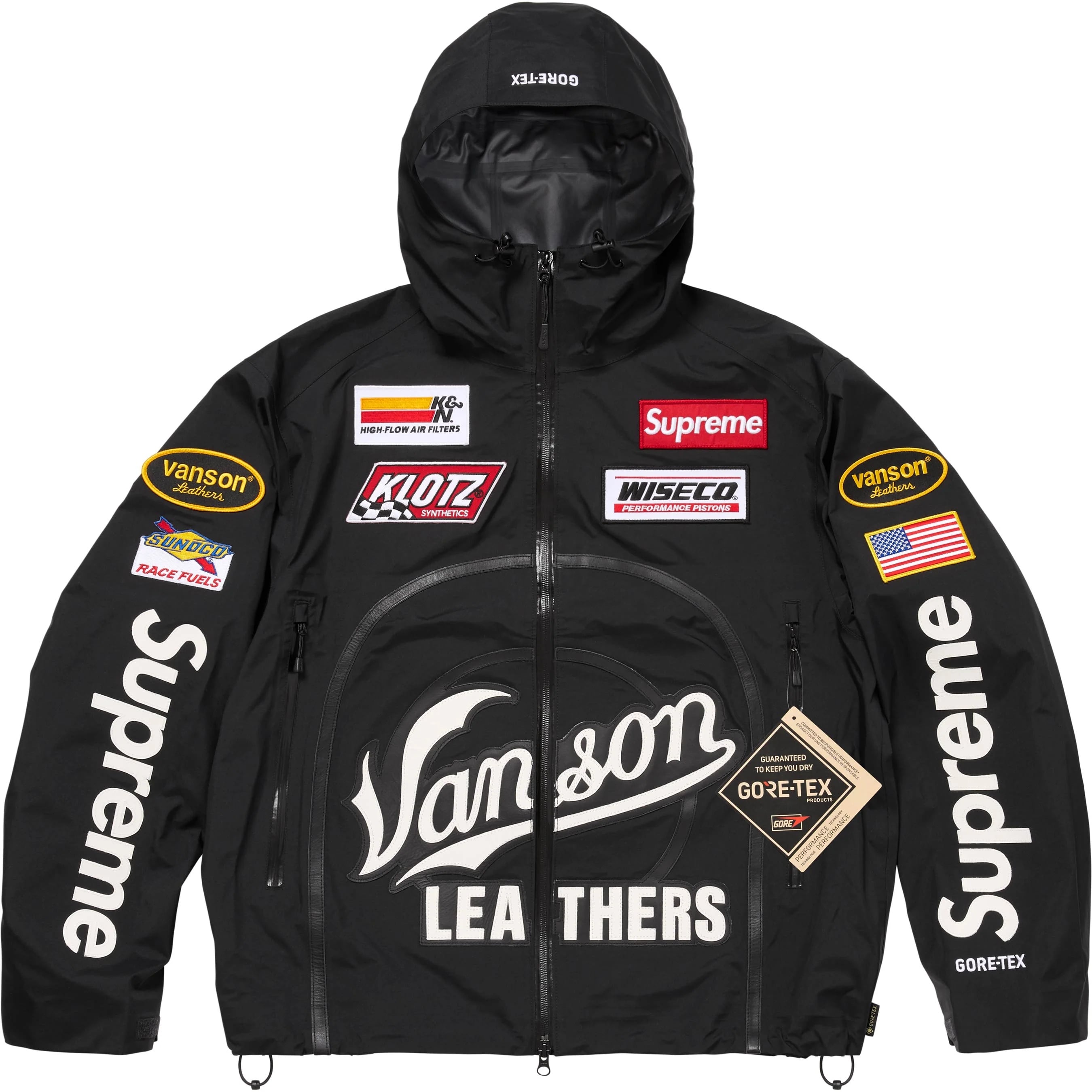 Supreme Vanson Leathers GORE-TEX Shell Jacket colorway 9