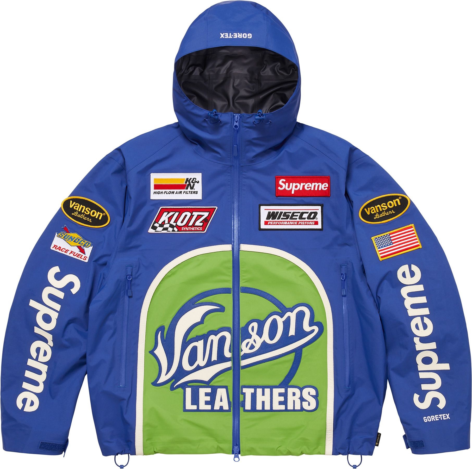 Supreme Vanson Leathers GORE-TEX Shell Jacket colorway 14