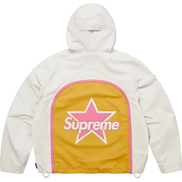 Supreme Vanson Leathers GORE-TEX Shell Jacket - White (front)