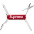 Supreme Victorinox Pocket Knife - Red (front)