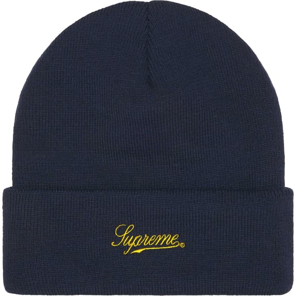 Supreme Wu-Tang Clan Beanie - Navy (front)
