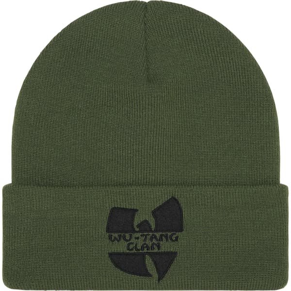 Supreme Wu-Tang Clan Beanie - Olive (front)