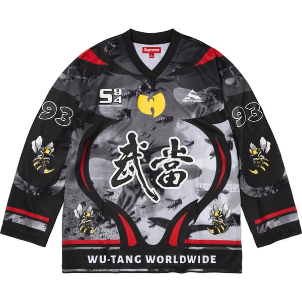 Supreme Wu-Tang Clan Hockey Jersey - Black (front)