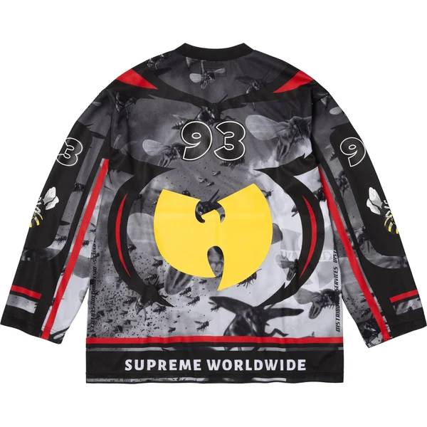 Supreme Wu-Tang Clan Hockey Jersey - Black (front)