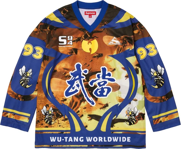 Supreme Wu-Tang Clan Hockey Jersey - Multicolor (front)