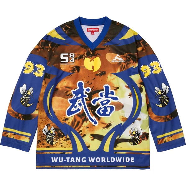 Supreme Wu-Tang Clan Hockey Jersey - Multicolor (front)