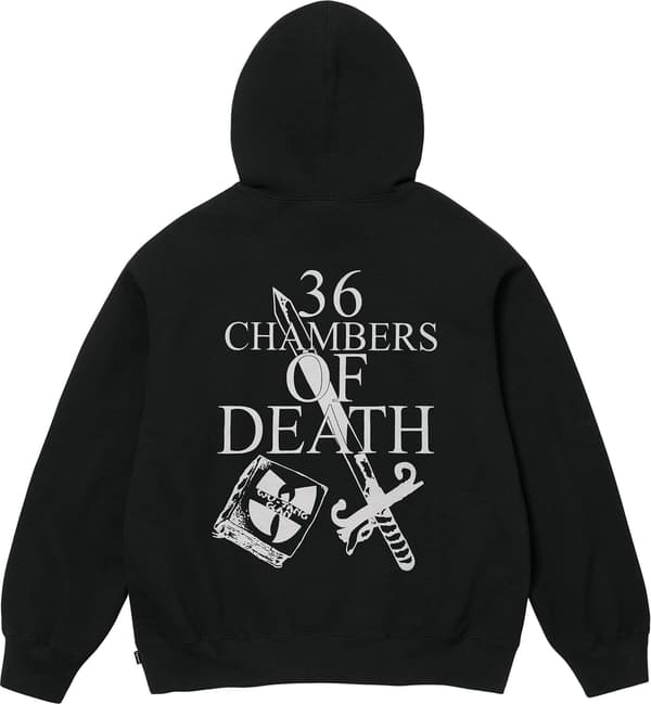 Supreme Wu-Tang Clan Hooded Sweatshirt - Black (front)