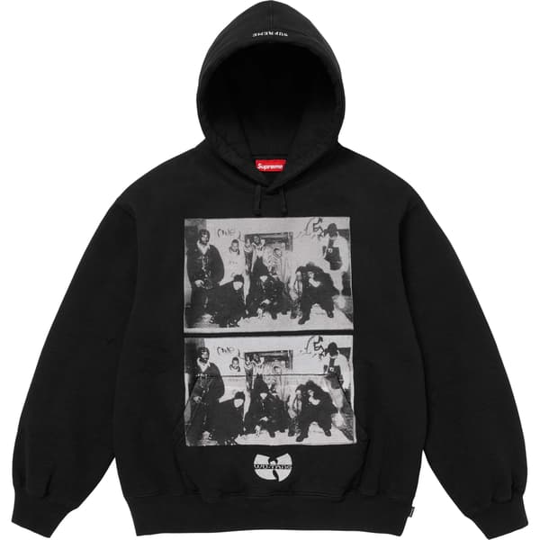 Supreme Wu-Tang Clan Hooded Sweatshirt - Black (front)
