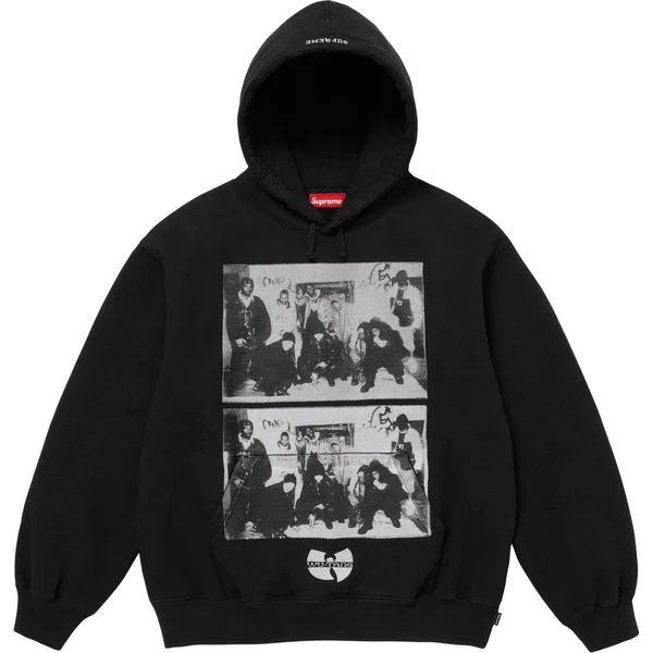 Supreme Wu-Tang Clan Hooded Sweatshirt - Black (front)
