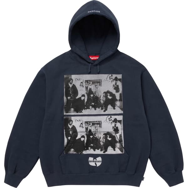 Supreme Wu-Tang Clan Hooded Sweatshirt - Navy (front)