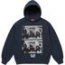 Supreme Wu-Tang Clan Hooded Sweatshirt - Navy (front)