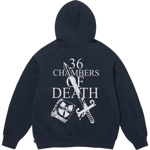 Supreme Wu-Tang Clan Hooded Sweatshirt - Navy (front)