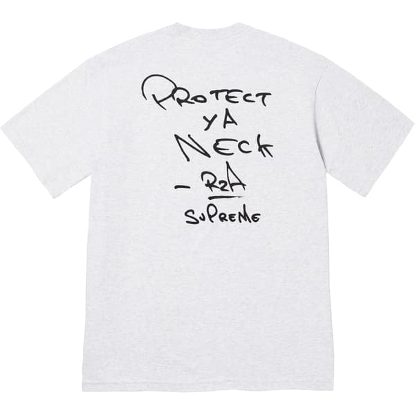 Supreme Wu-Tang Clan RZA Tee - Ash Grey (front)