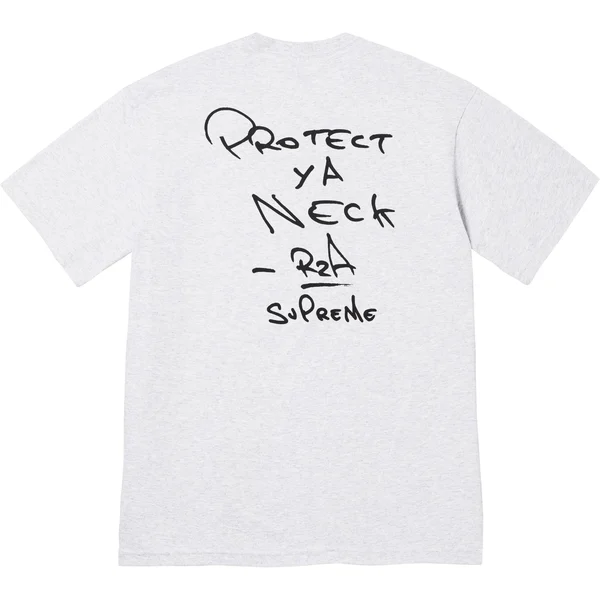 Supreme Wu-Tang Clan RZA Tee - Ash Grey (front)