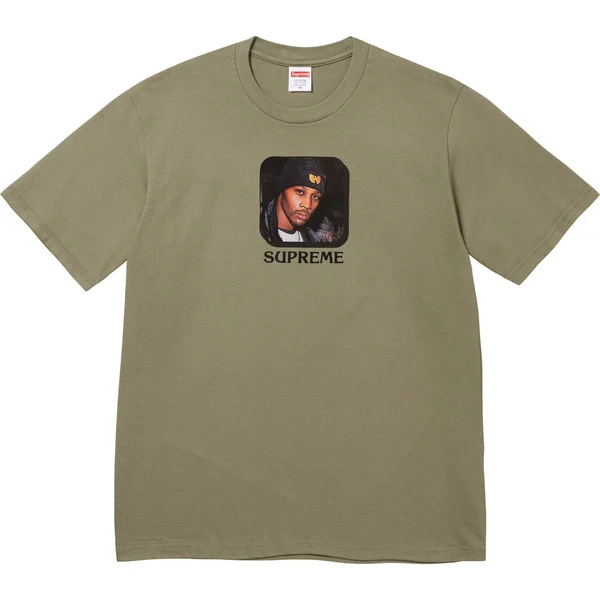 Supreme Wu-Tang Clan RZA Tee - Light Olive (front)