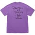 Supreme Wu-Tang Clan RZA Tee - Purple (front)