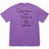 Supreme Wu-Tang Clan RZA Tee - Purple (front)