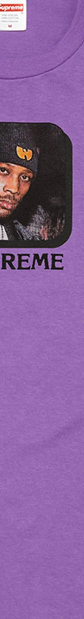 Supreme Wu-Tang Clan RZA Tee - Purple (front)