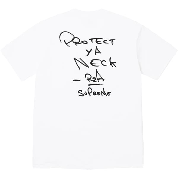 Supreme Wu-Tang Clan RZA Tee - White (front)