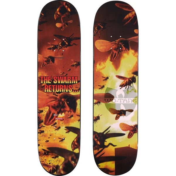 Supreme Wu-Tang Clan Skateboard - 8" x 32" (front)