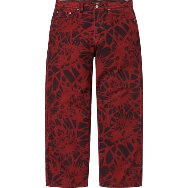 Supreme Y’s Baggy Jean - Overdyed Red (front)