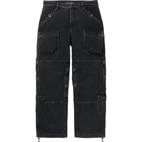 Supreme Y’s Denim Utility Pant - Washed Black (front)