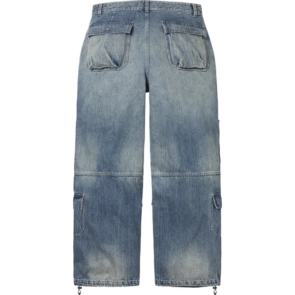 Supreme Y’s Denim Utility Pant - Washed Blue (front)