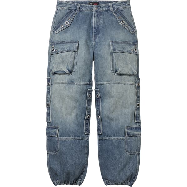 Supreme Y’s Denim Utility Pant - Washed Blue (front)