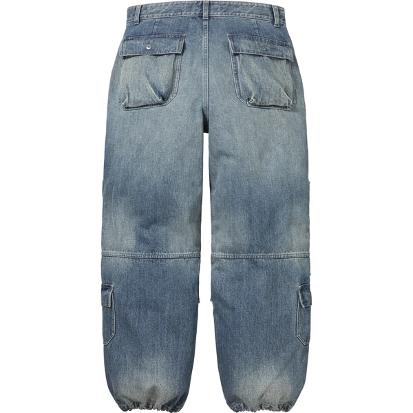 Supreme Y’s Denim Utility Pant - Washed Blue (front)