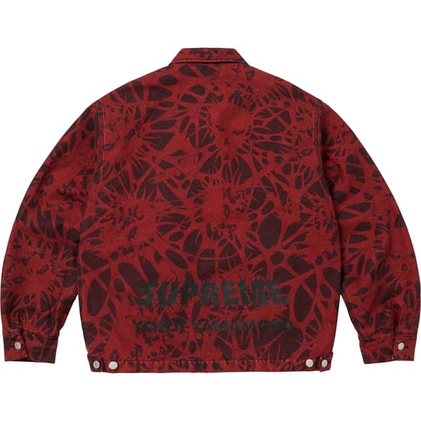 Supreme Y’s Denim Work Jacket - Overdyed Red (front)